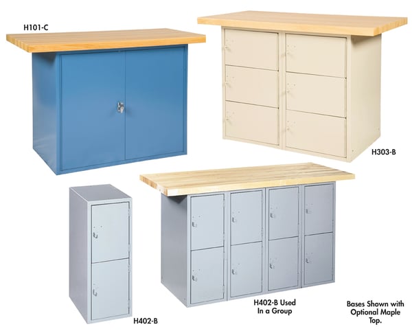 Locker & Cabinet Benches - H101-C-CP