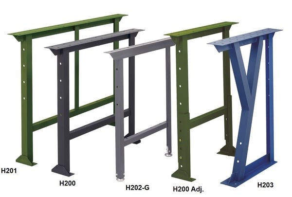 Stationary Work Bench Legs - H200-3635-ADJ