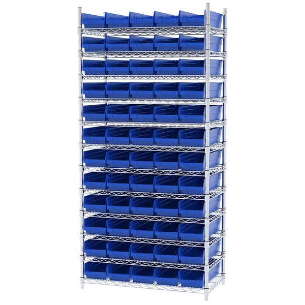 Shelf Bin Wire Systems - HAWS183630138-B