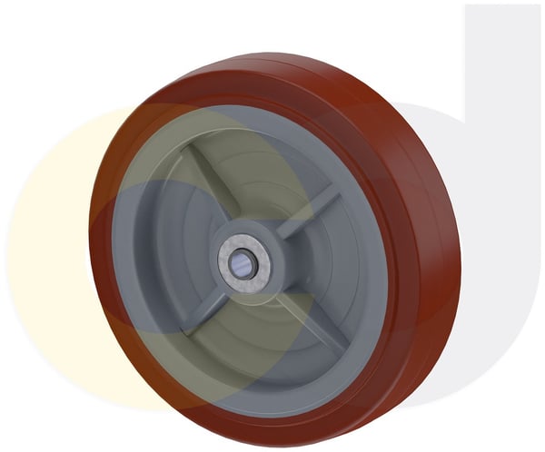 CasterDepot Top Plate Casters - Thermo-Urethane Wheel - Capacities Up To 800 Lbs. - HW031.458
