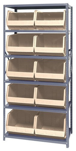 Giant Open Hopper Bin Storage System - HQSBU-270-I