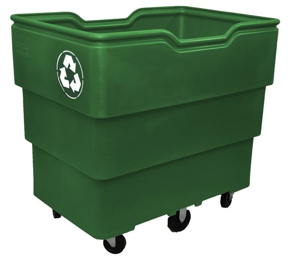 Recycle Cart - HRC38LID-NATURAL