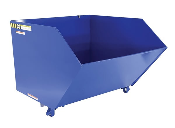 Low Profile 90 Degrees Self-Dumping Steel Hoppers - HH-150-MD