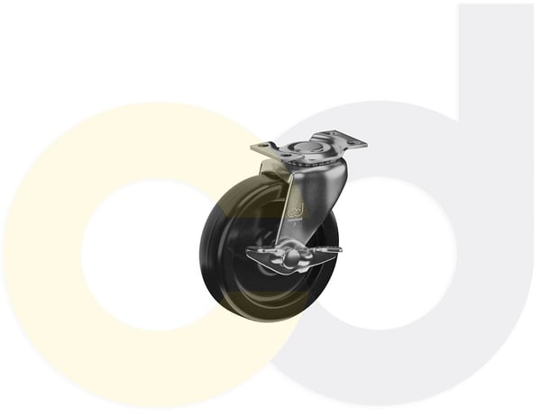 CasterDepot Top Plate Casters - Polyolefin Wheel - Capacities Up To 120 Lbs. - HC003.258