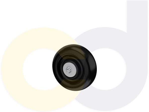 CasterDepot Top Plate Casters - Polyolefin Wheel - Capacities Up To 325 Lbs. - HW003.567
