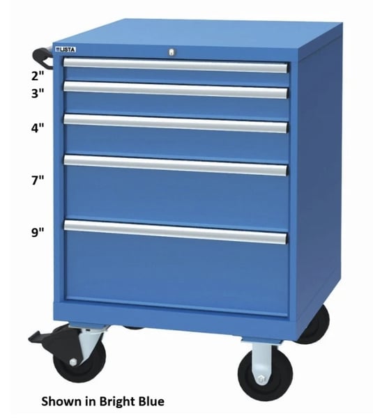 LISTA XPRESS Mobile Cabinets - HST07-0505A-MBMALG