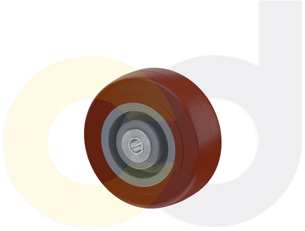 CasterDepot Top Plate Casters - Thermo-Urethane Wheel- Capacities Up To 800 Lbs. - HW032.245