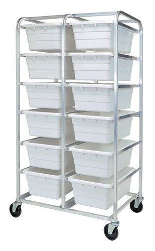 Mobile Tub Racks - HTR12-2516-8-W