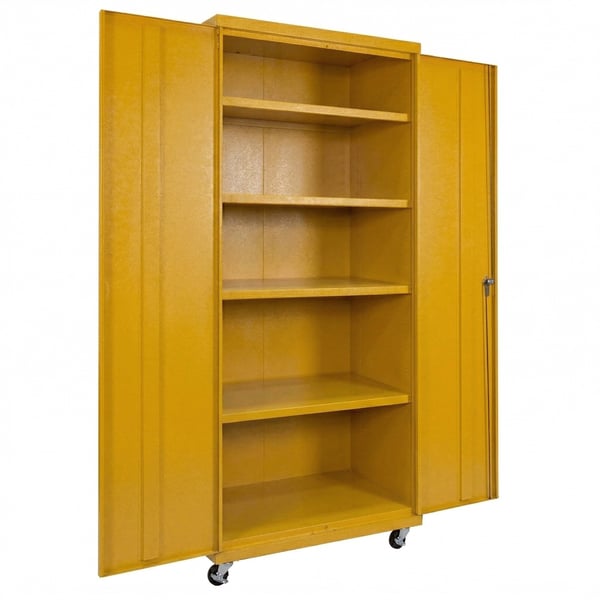 Shelf Commercial Storage Cabinets - HCM362478-4-YL