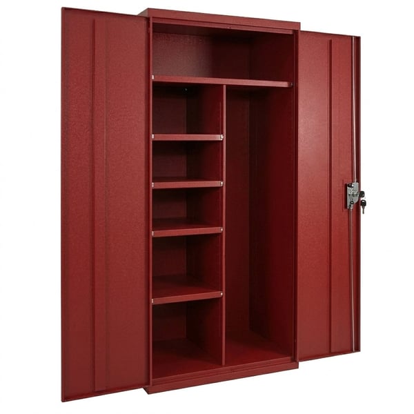 Janitorial Commercial Storage Cabinets - HCJ362478-4-RD