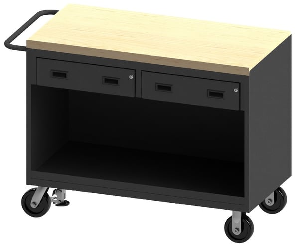 36/48" W Mobile Bench Cabinets - H3413-MT-FL-95
