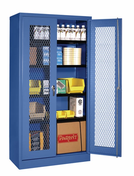 Heavy-Duty Visual Storage Cabinets - H3272-SED-LTGY