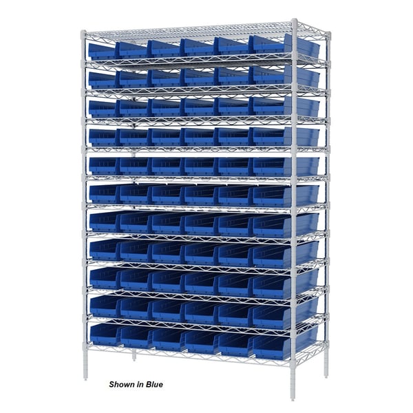 Shelf Bin Wire Systems - HAWS244830164-SCLAR