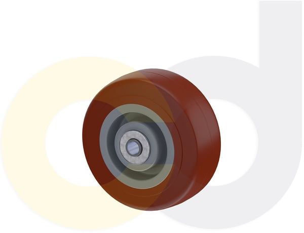 CasterDepot Top Plate Casters - Thermo-Urethane Wheel - Capacities Up To 800 Lbs. - HW030.648