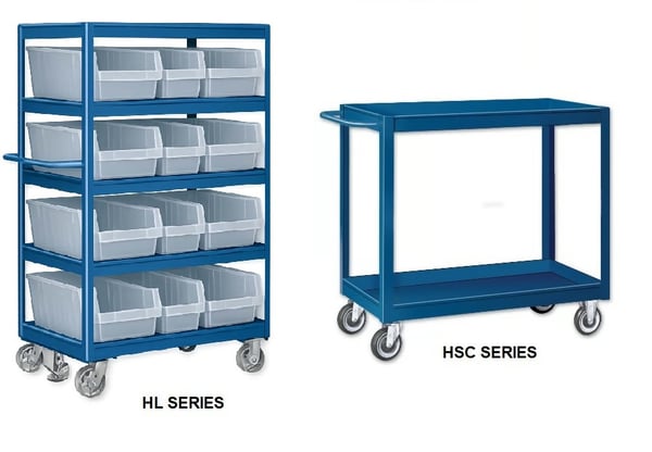 Medium Duty Stock Carts - HSC-2436-3-C5