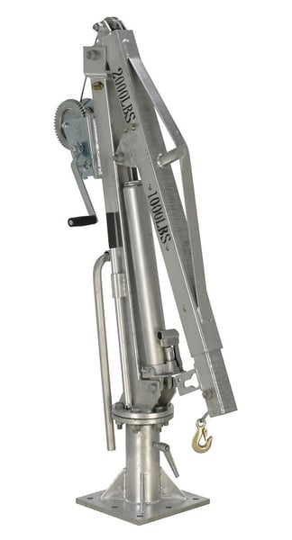 Winch Operated Truck Jib Crane - HWTJ-4-G