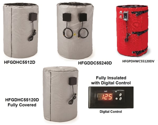 Full-Coverage Drum Heaters - HFGDDC55240D