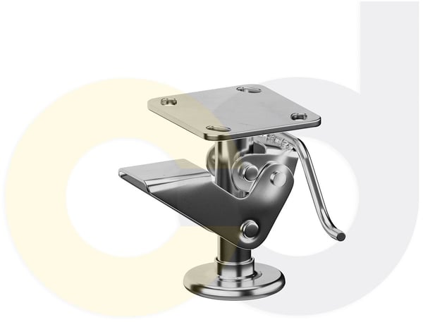 CasterDepot Floor Locks - Kickbar Style - HF001.214