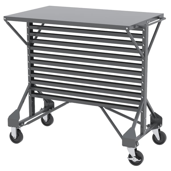 Bin System Rail Racks & Bin Carts - H30812