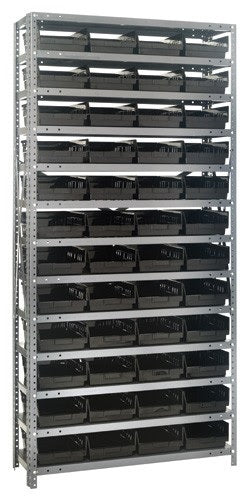 Shelf Bin Units -- Complete Packages - H1275-107-BK
