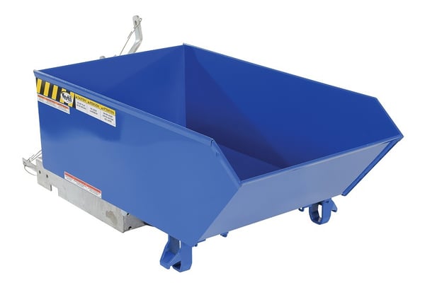 Low Profile 90 Degrees Self-Dumping Steel Hoppers - HH-25-MD