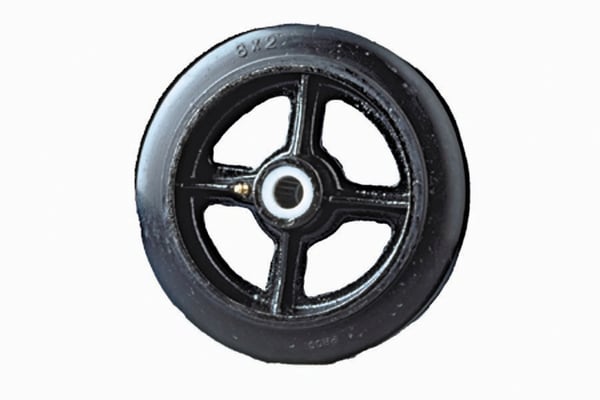 Rubber Mold-On / Cast Iron Wheels - H508-SX