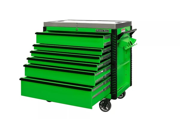 Extreme Tools® Ex Series 33" & 41" Tool Carts - HEX4106TCS-GNBK