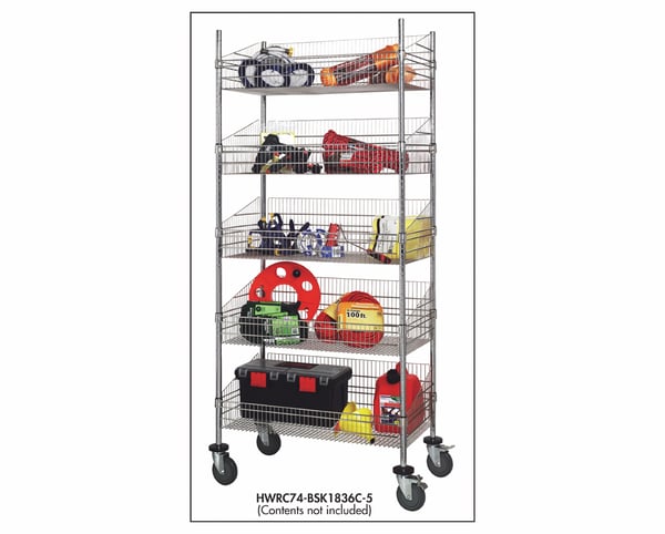 Complete Post Basket Mobile Units - HWRC74-BSK1836C-5