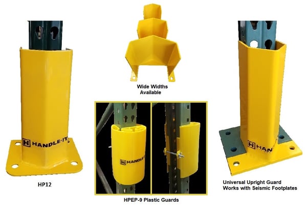 Warehouse Rack Upright Guards - HP12-6