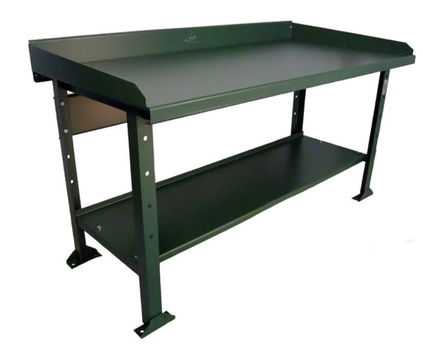 Formed 12ga Steel Heavy Duty Workbench - H121-629-32