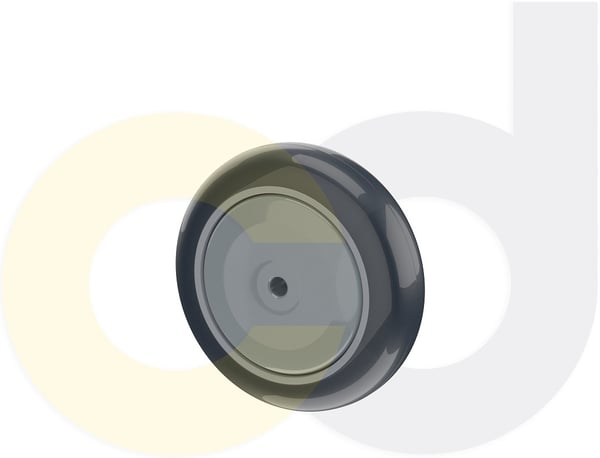 CasterDepot Top Plate Casters - Thermo-Urethane Wheel - Capacities Up To 350 Lbs. - HW003.565