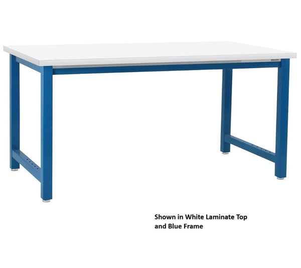 Kennedy Series Workbench W/Formica™ Plastic Laminate Top - Square Edge - HKE3648-BLU/GR TOP