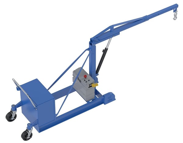 Counter Balanced Floor Cranes - HCBFC-1000-DC