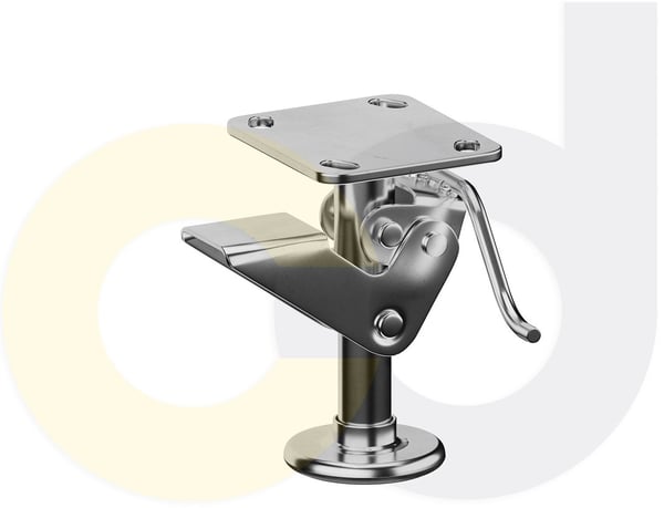 CasterDepot Floor Locks - Kickbar Style - HF001.112