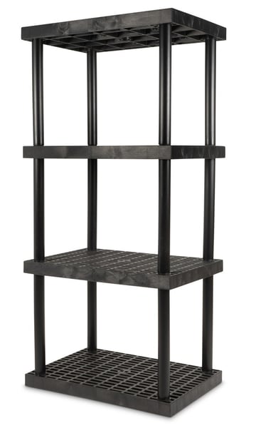 Dura-Shelf® Plastic Bulk Shelving - HS3624X4