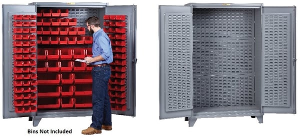 High Capacity Storage Bin Cabinet - HSSL-LP-2448-LPD
