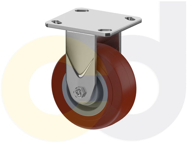 CasterDepot Top Plate Casters - Thermo-Urethane Wheel- Capacities Up To 800 Lbs. - HC016.33B