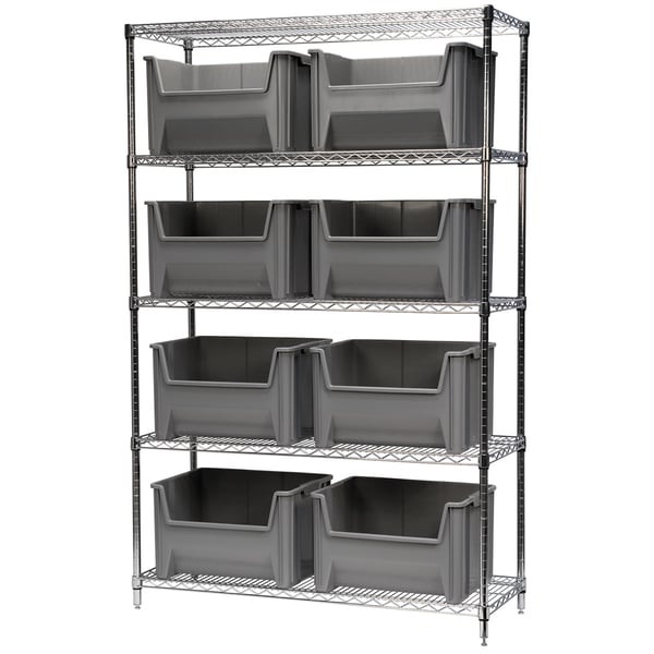 Stak-N-Store Wire Systems - HAWS184813017-GRY