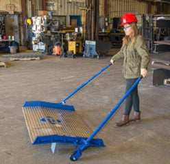 Ez Roll Attachments For Aluminum Dock Plates & Boards - HEZ52LR-PAIR