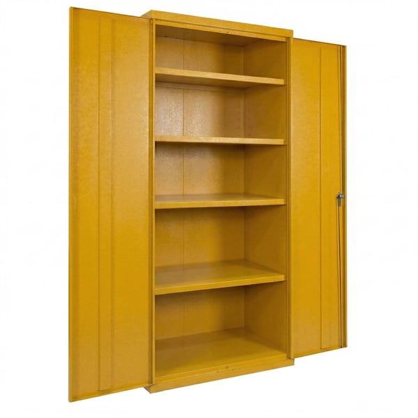 Shelf Commercial Storage Cabinets - HC362478-4-YL