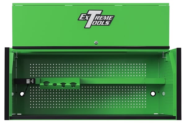Dx Series Roller Cabinet With Power Tool Drawer & Extreme Power Workstation® Hutch - HDX552501HC-GNBK