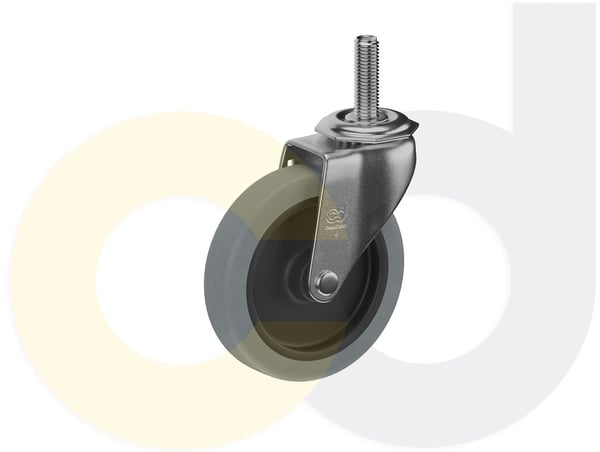 CasterDepot Threaded Stem Casters - Thermo-Urethane Wheel - Capacities Up To 120 Lbs. - HC003.058
