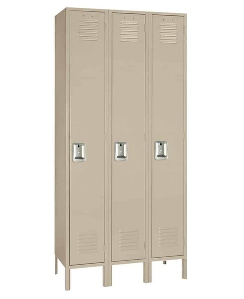 Single Tier Steel Lockers - H50623SU-PUTTY