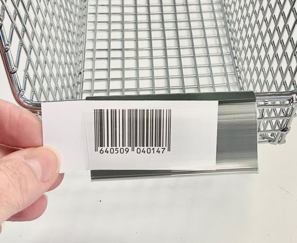 Clip-Label™ For Wire Baskets - HWBL-12030G