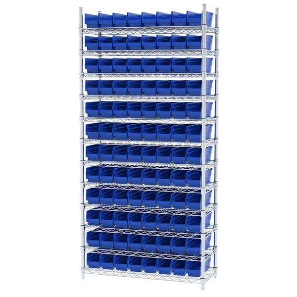 Shelf Bin Wire Systems - HAWS143630120-B