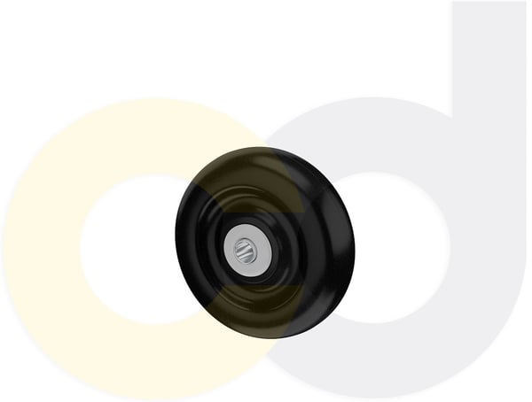 CasterDepot Top Plate Casters - Polyolefin Wheel - Capacities Up To 325 Lbs. - HW003.568