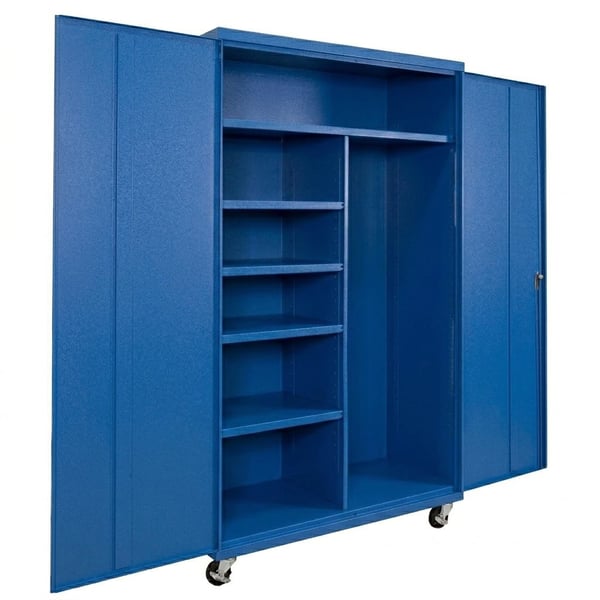 Janitorial Commercial Storage Cabinets - HCJM482478-4-BL