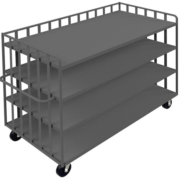 Open Portable Shelf Cart - HOPT-7236-95