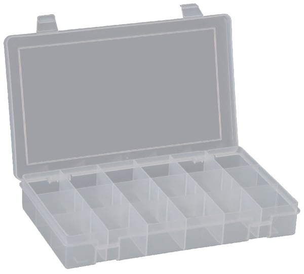 Plastic Boxes For Steel Box Racks - HSP18-Clear