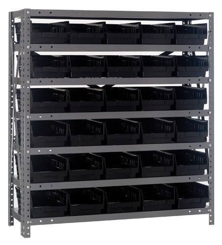 Shelf Bin Units -- Complete Packages - H1239-102-BK